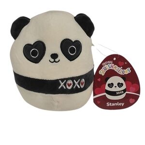 Squishmallows Stanley The Panda Valentine's 4.5"  *NWT* Mini Stuffed Plushie